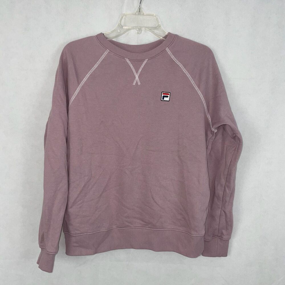 FILA Purple Pullover Sweatshirt Size M